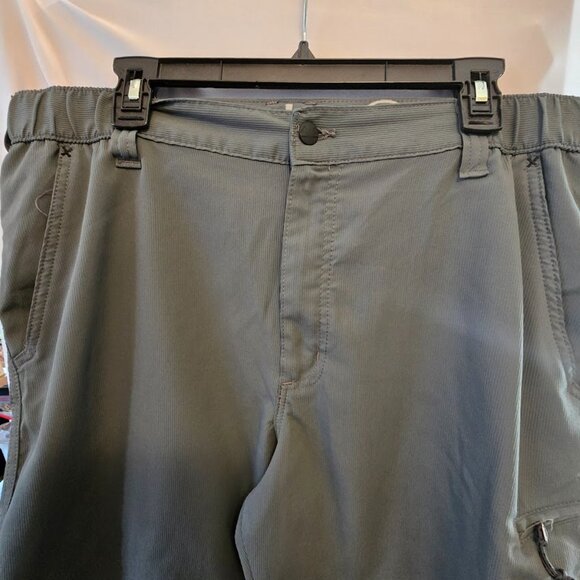 WRANGLER MEN'S FIELD UTILITY SHORT LT GREY WAIST 36 EASY CARE LIGHTWEIGHT CARGO - Picture 2 of 6